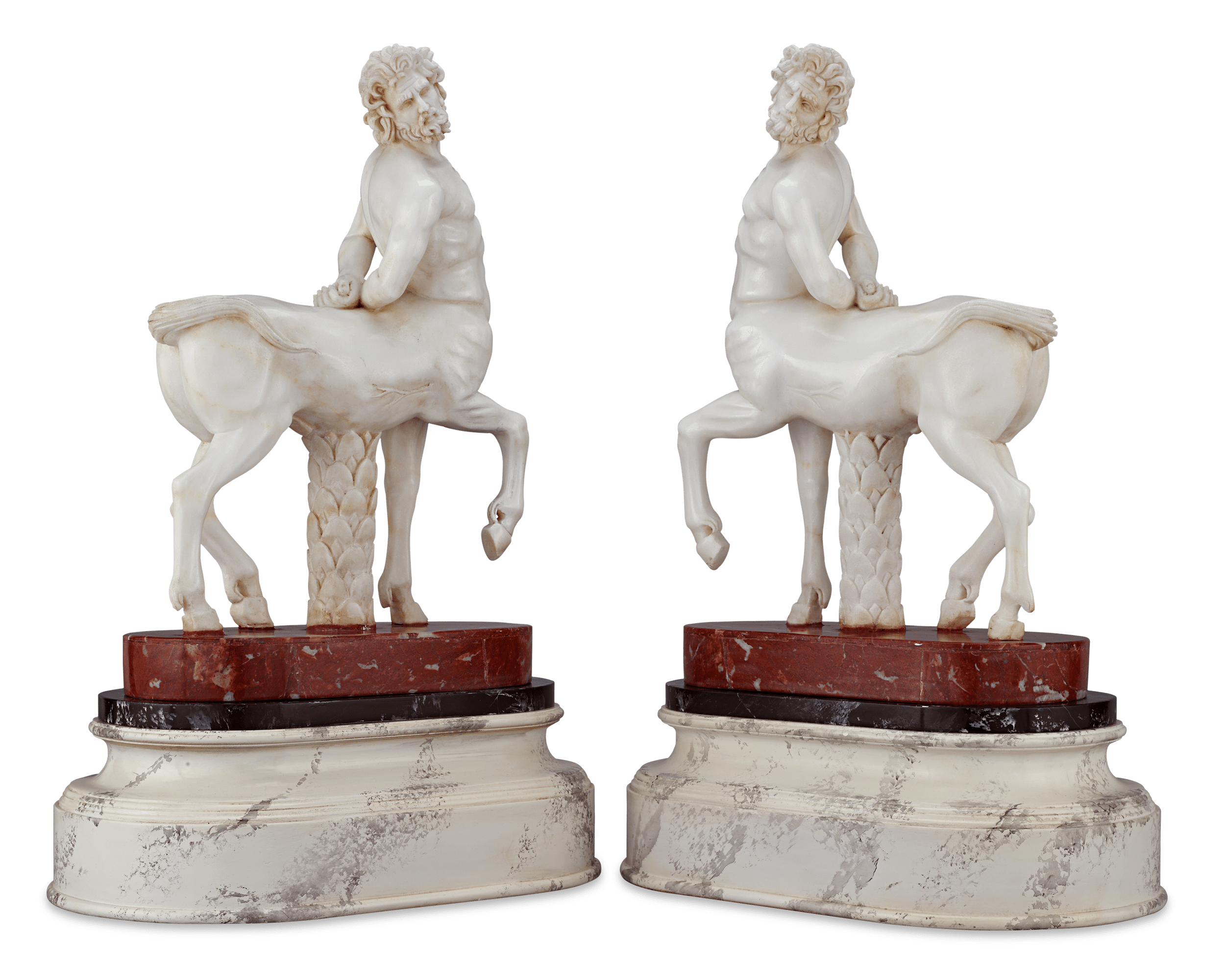 Italian Marble Furietti Centaurs
