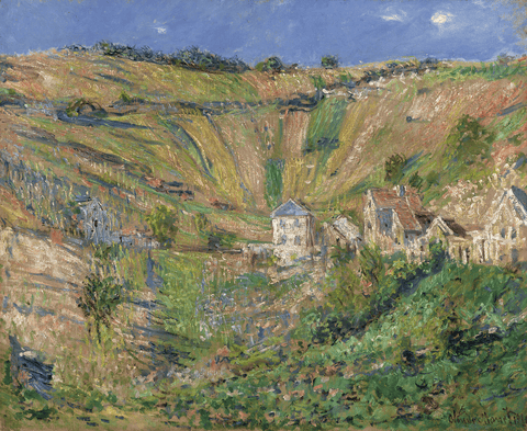 Le Village de Haute-Isle by Claude Monet