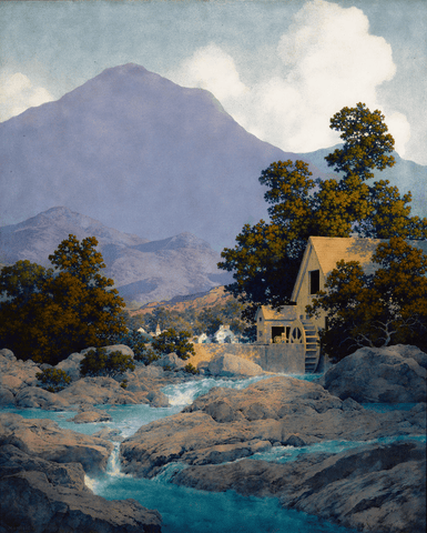 The Old Mill by Maxfield Parrish