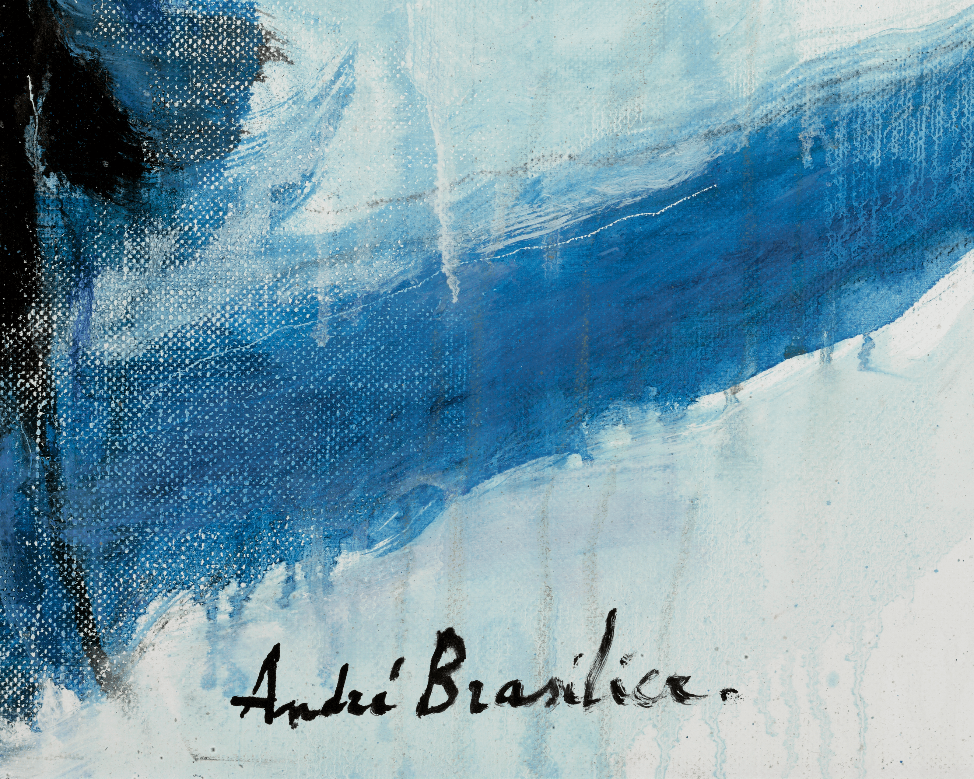 Hiver bleu by André Brasilier