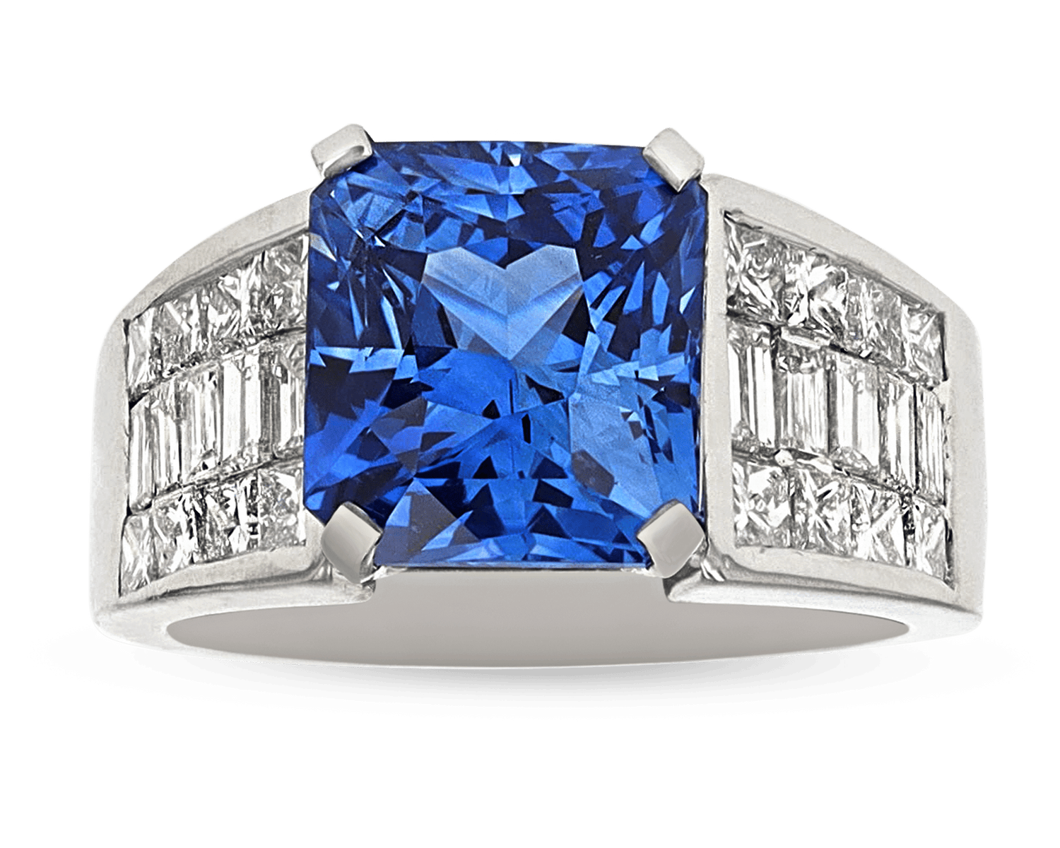 Ceylon Sapphire Ring, 9.13 Carats