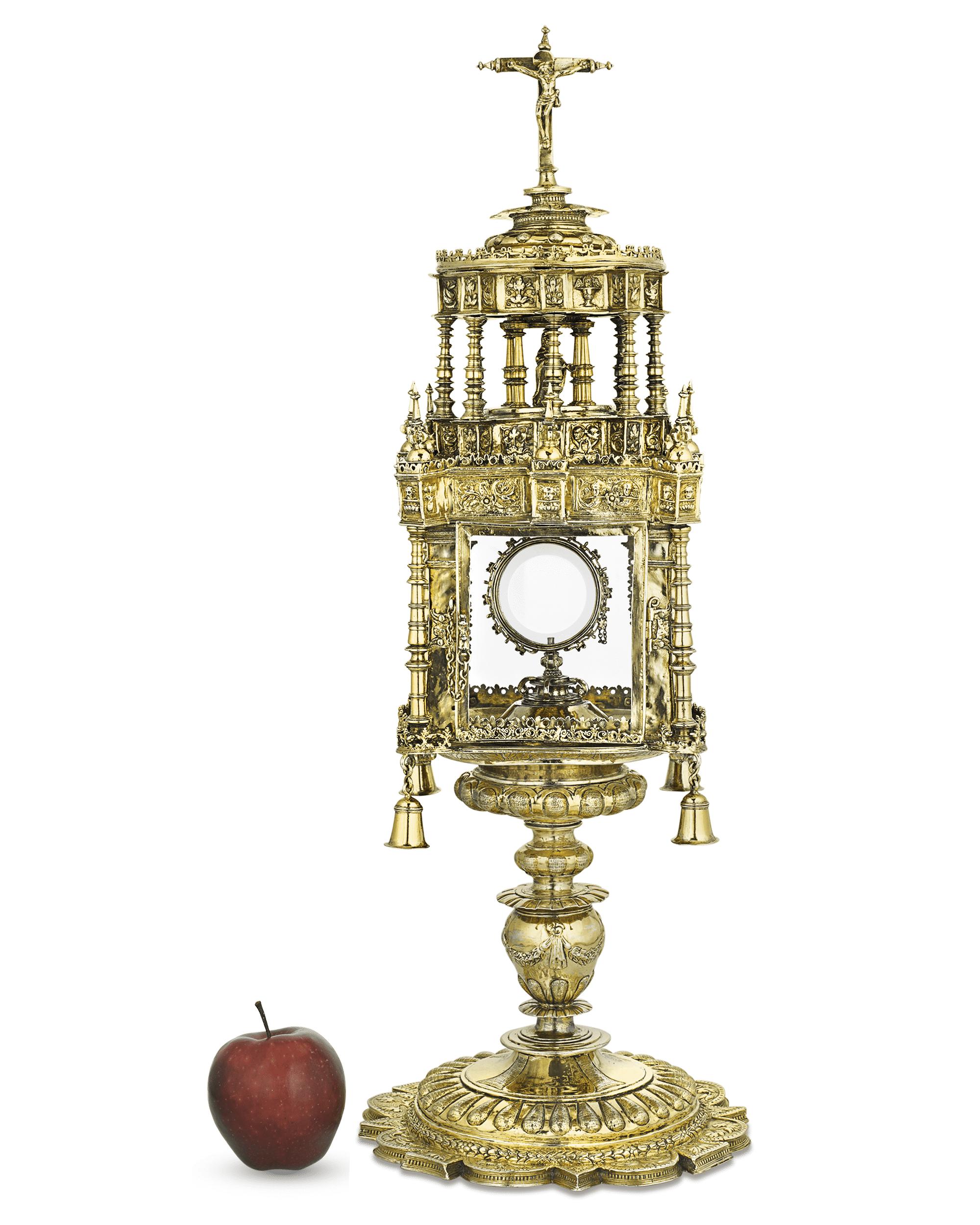 Spanish Silver Gilt Monstrance