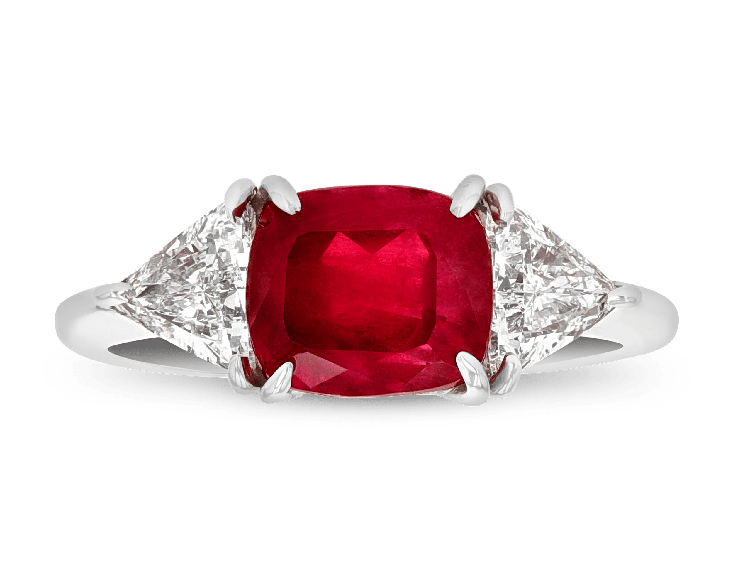 Red Emerald Ring, 2.23 Carats