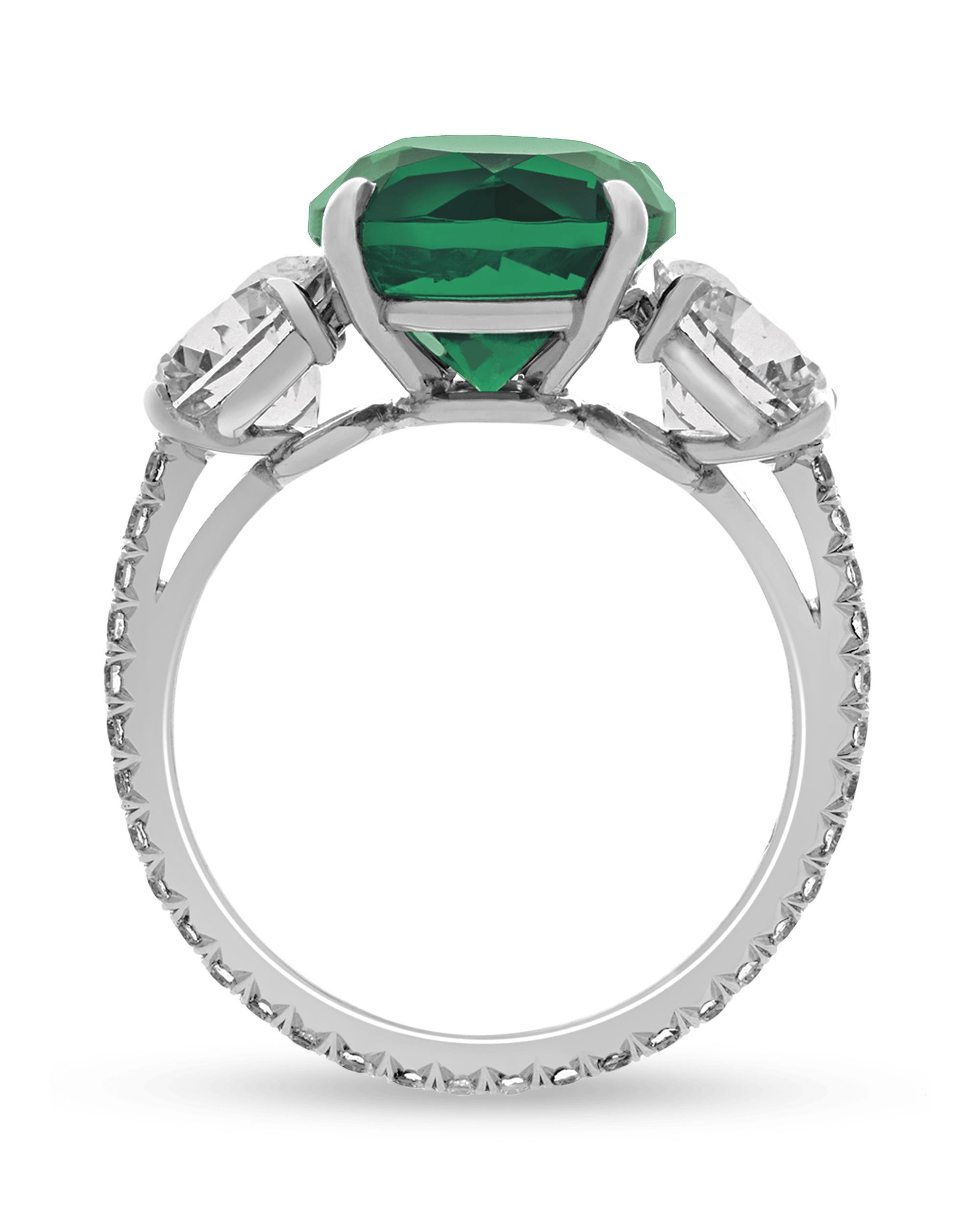 Zambian Emerald Ring, 3.49 Carats