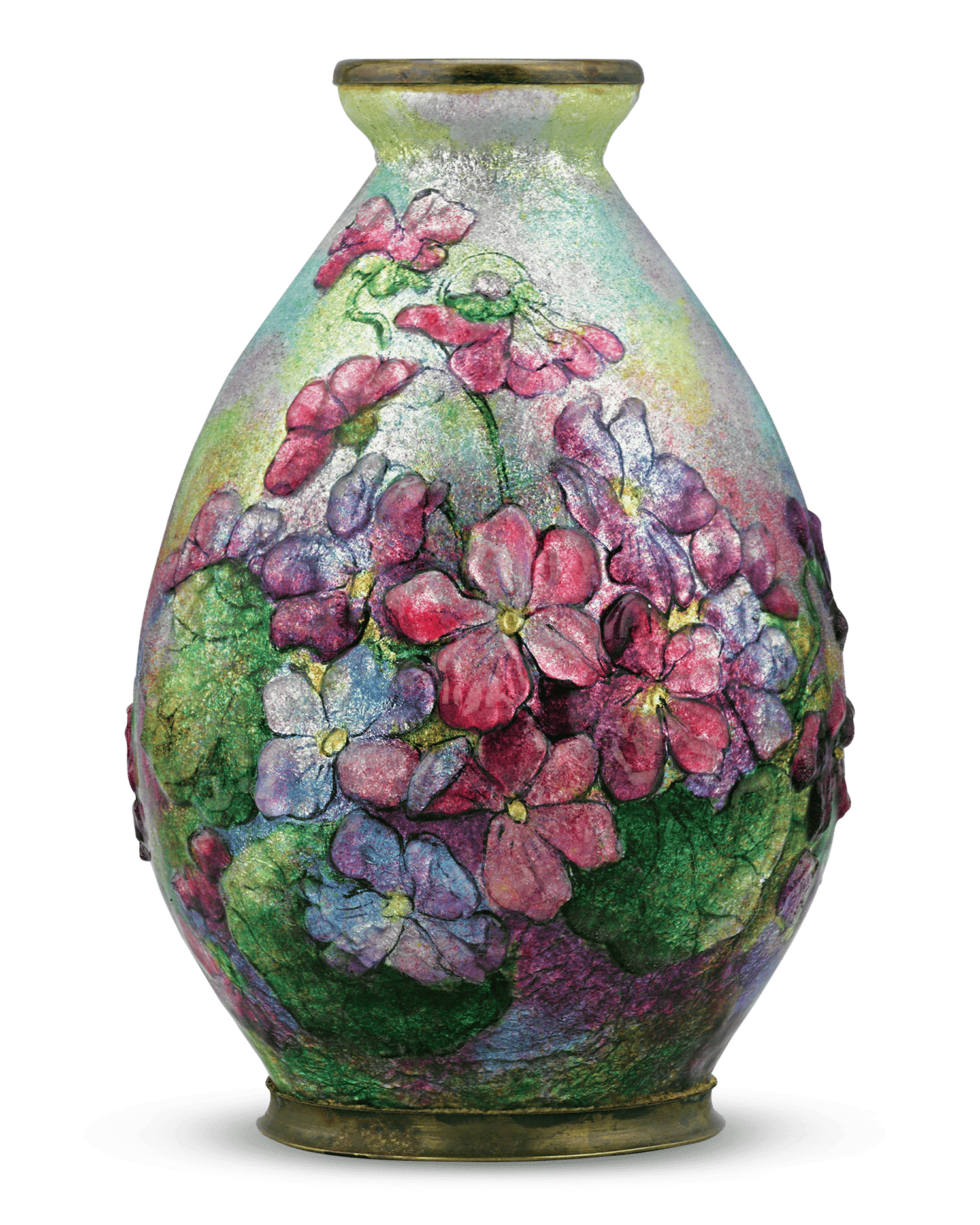 Floral Vase by Camille Fauré