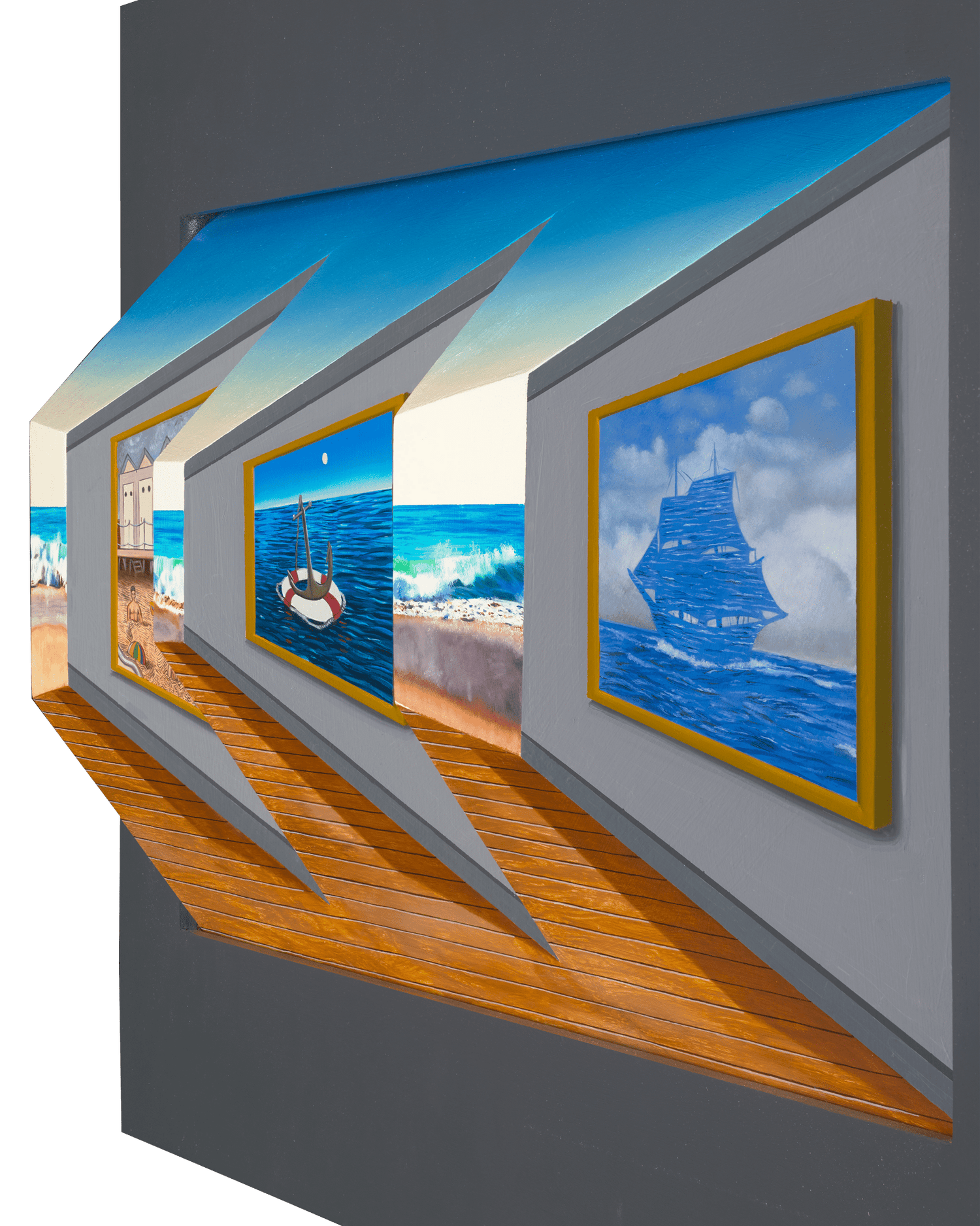 Sea Views by Patrick Hughes