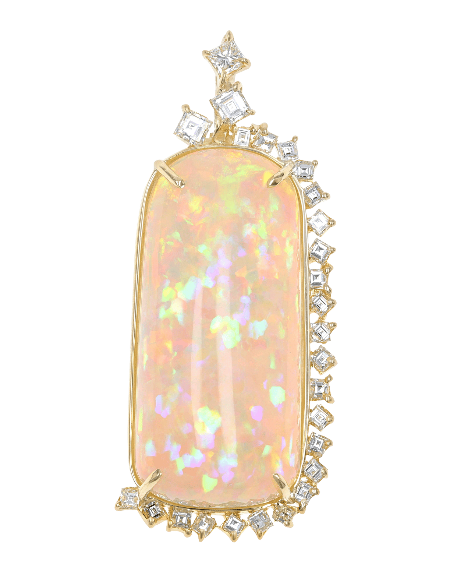 Free-Form Ethiopian Opal Pendant, 27.30 Carats