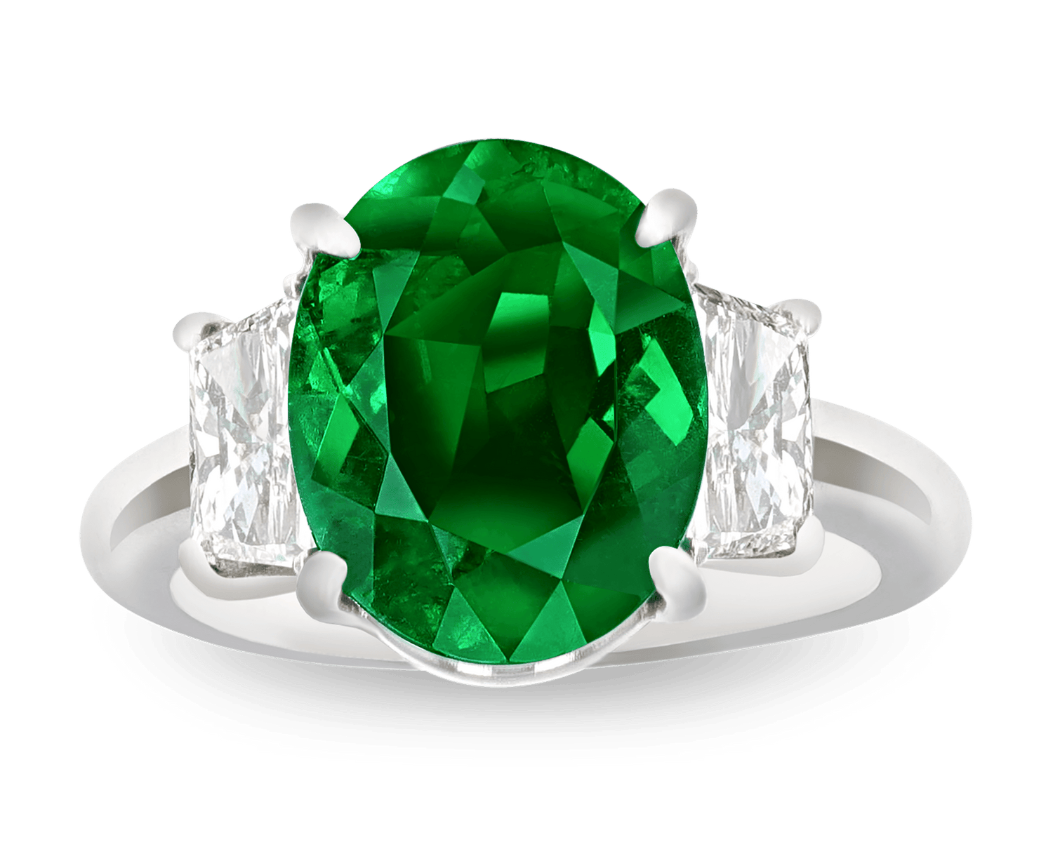 Colombian Emerald Ring, 4.23 Carats