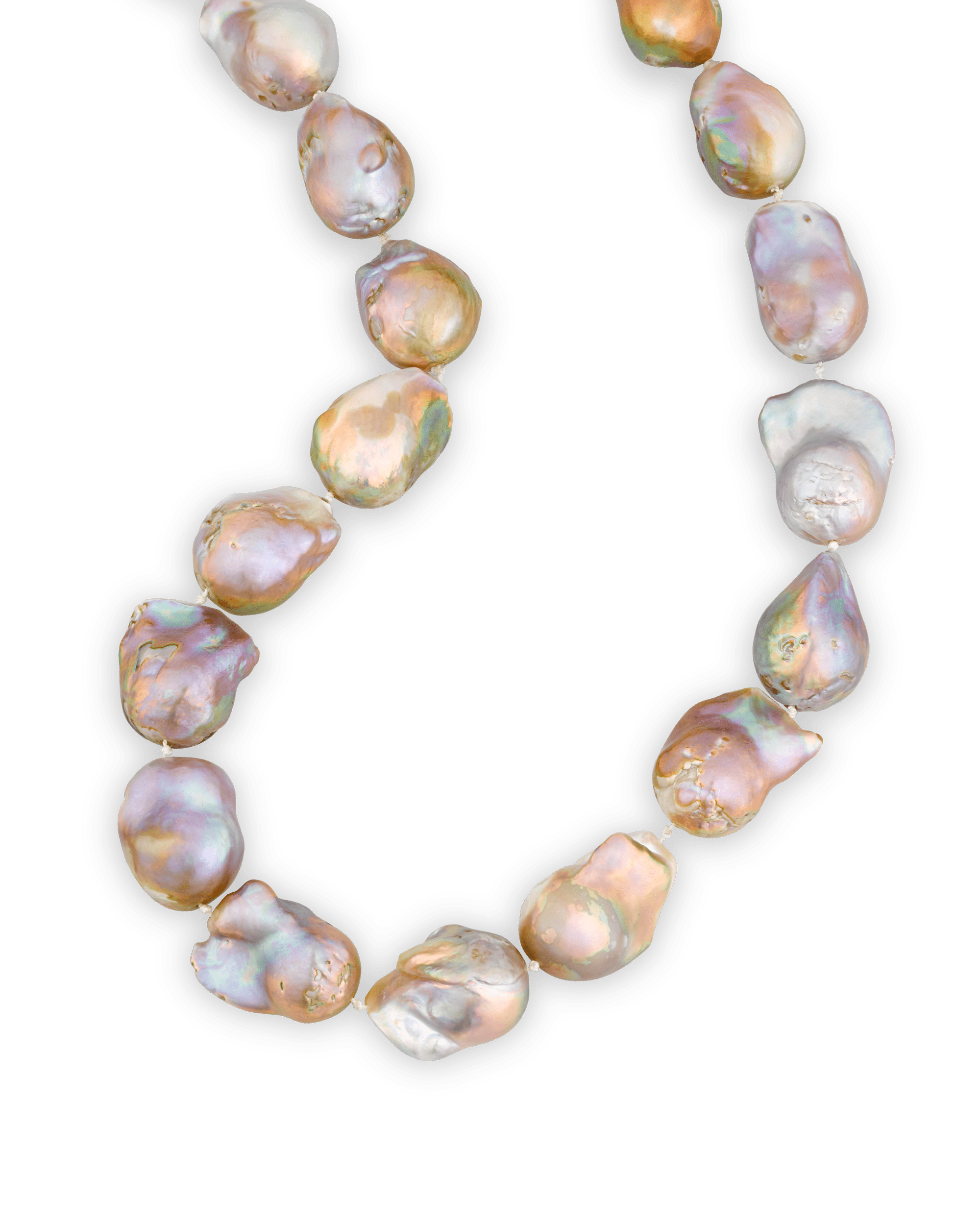 Colourful freshwater pearl necklace, Le 31, Men's Necklaces