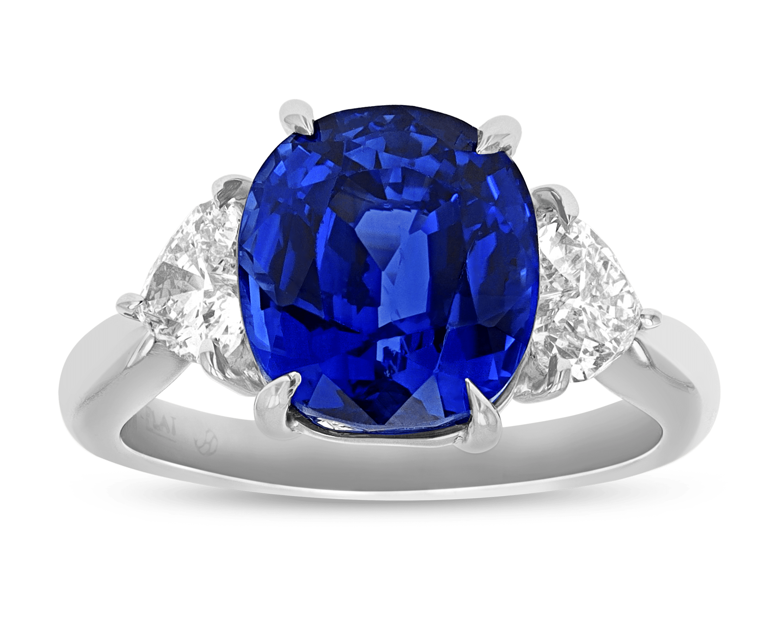 Oval Sapphire Ring, 6.77 Carats