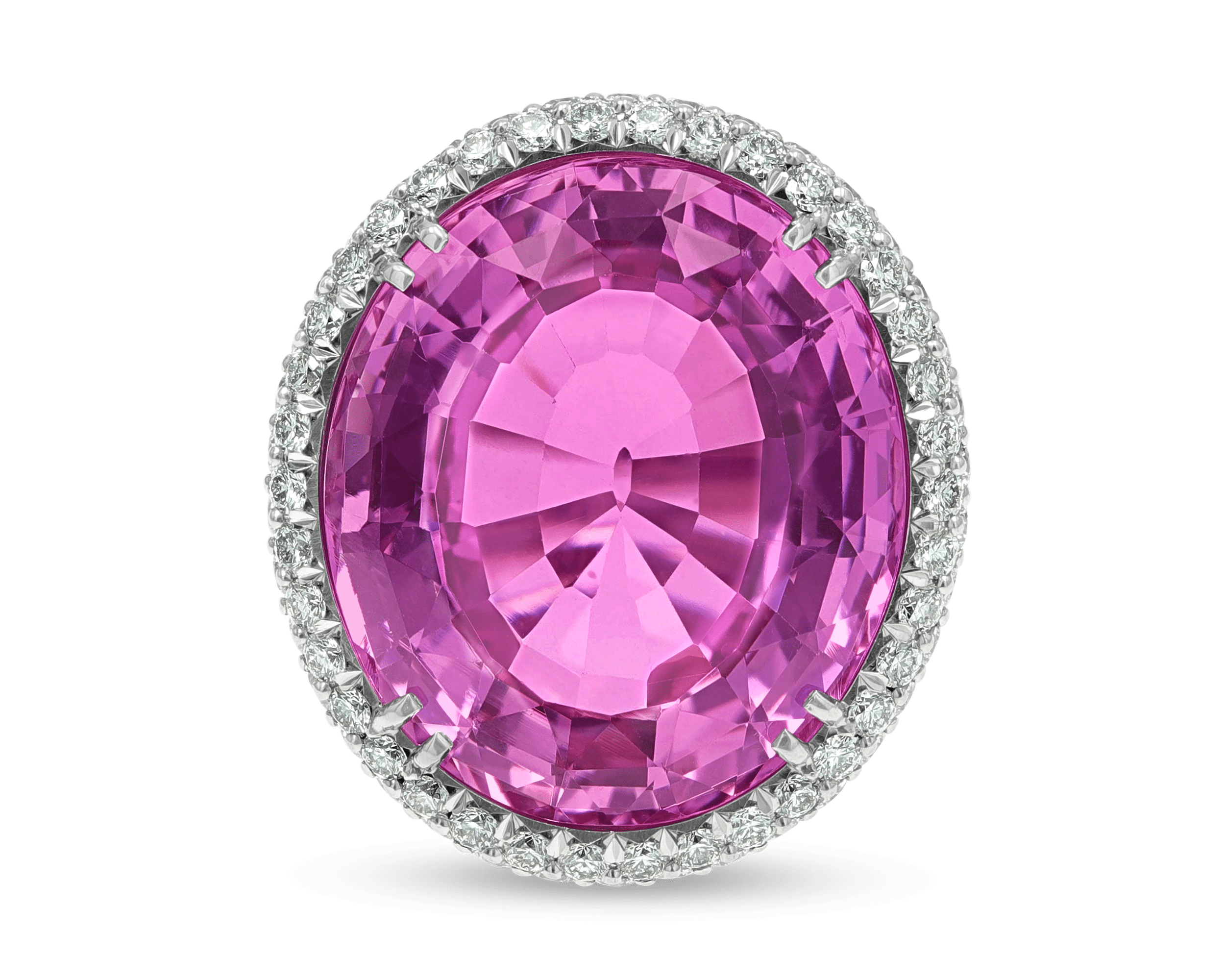 Pink Topaz Ring, 23.44 Carats