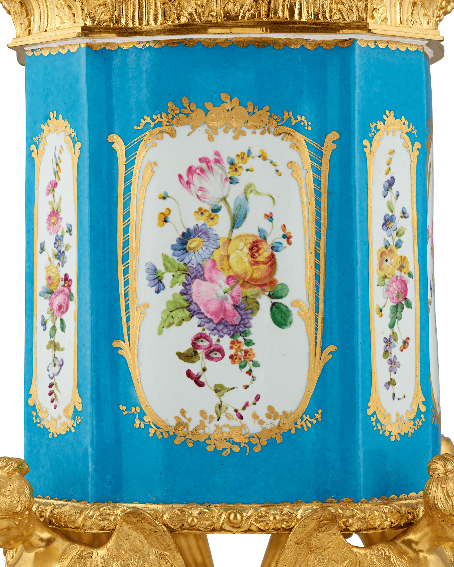 Louis XV Style Bleu Céleste Vase | M.S. Rau Louis XV Style Bleu Céleste Vase | M.S. Rau