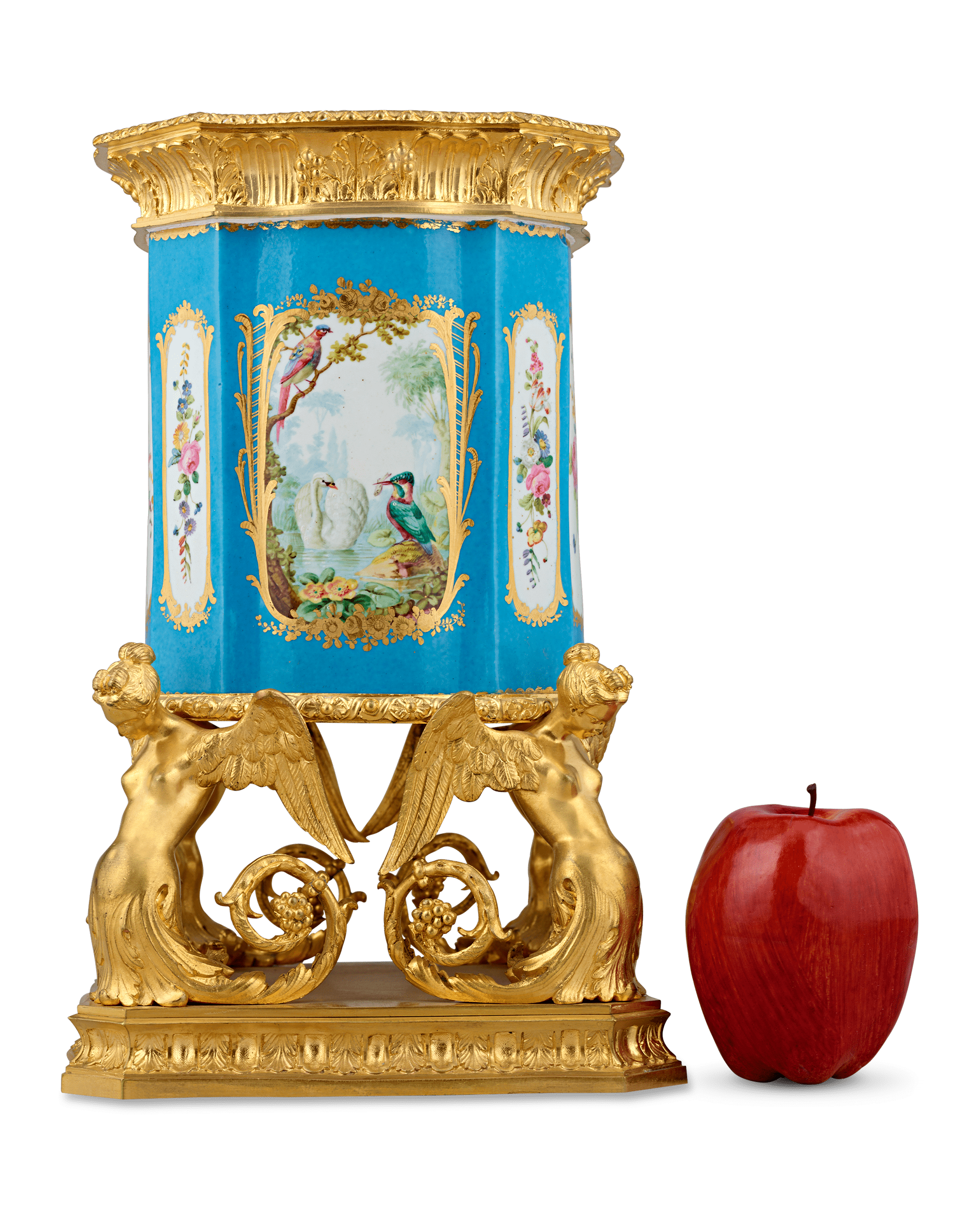 Louis XV Style Bleu Céleste Vase