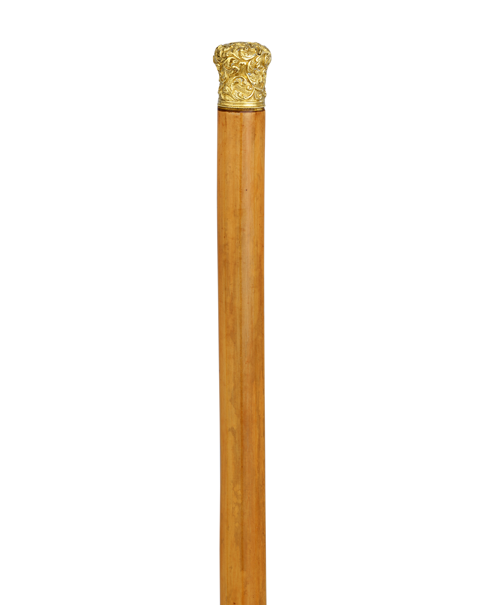 Perfume Cane with Golden Milord Knob