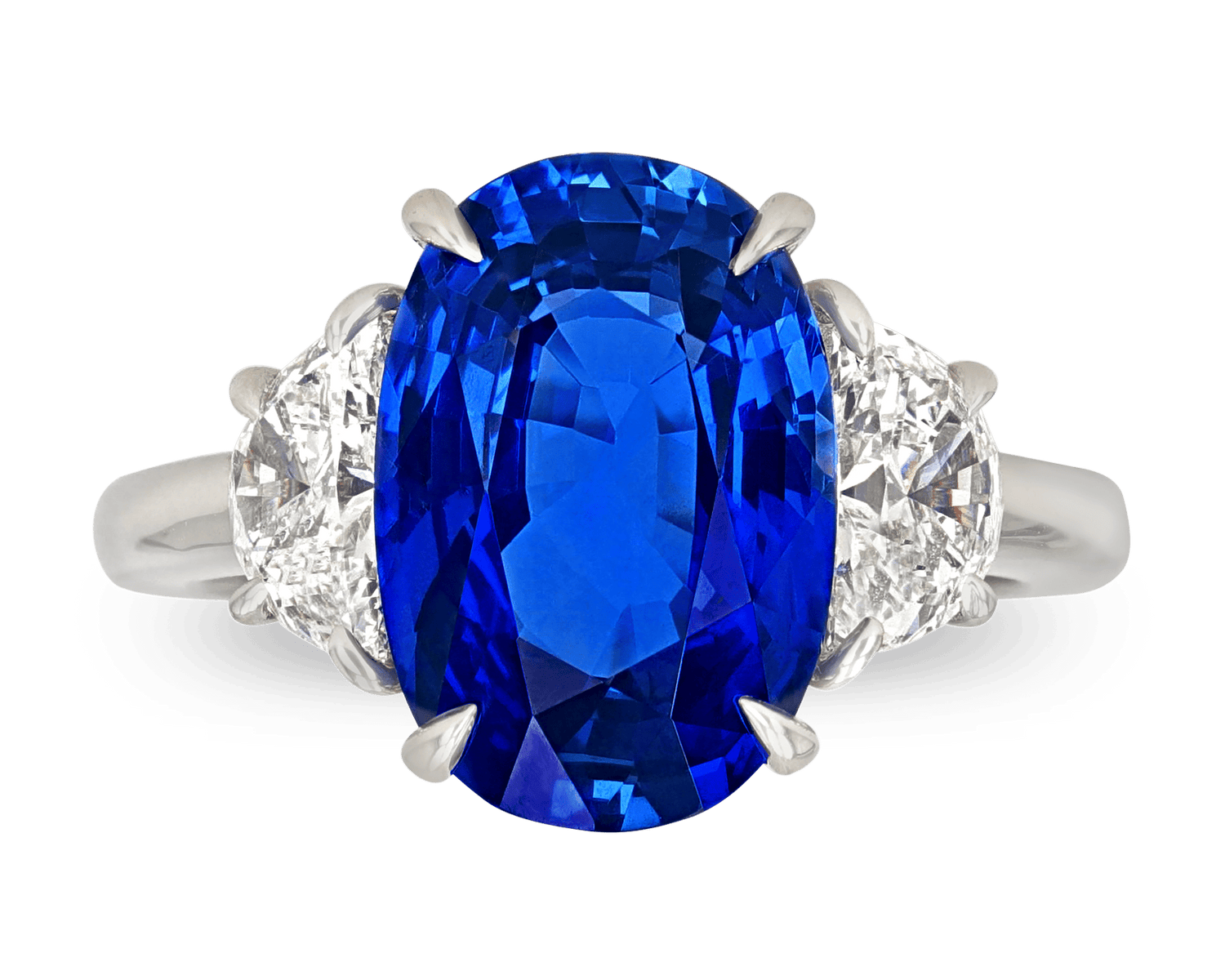 Ceylon Sapphire Ring, 6.17 Carats