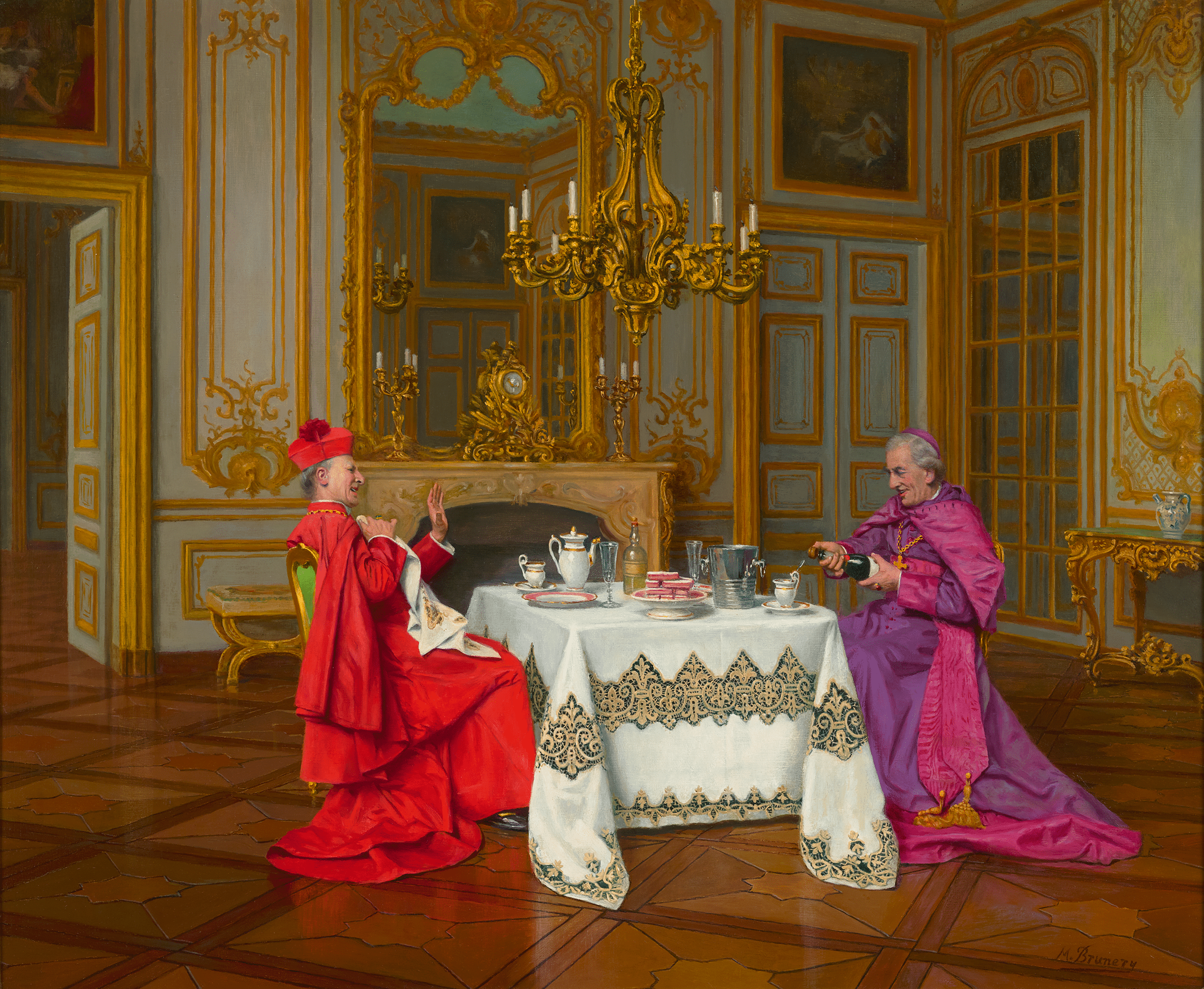 Tea with the Bishop by Marcel Brunery