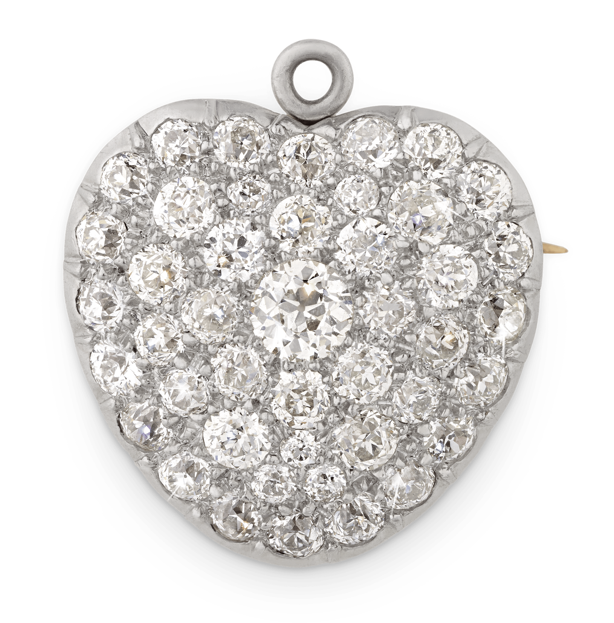 Tiffany & Co. Diamond Heart Pendant, 4.00 Carats