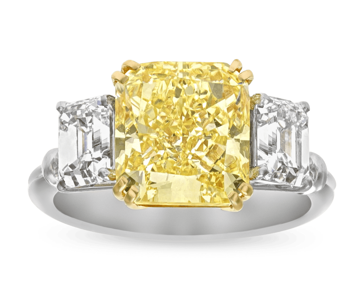Fancy Yellow Diamond Ring, 4.26 Carats