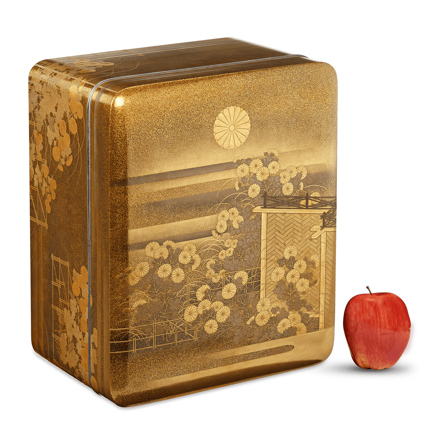 Japanese Maki-e Lacquer Box for Emperor