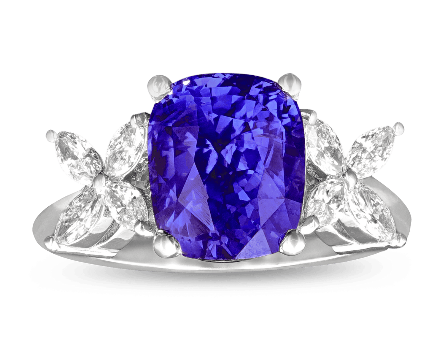 Color-Change Sapphire Ring, 4.83 Carats