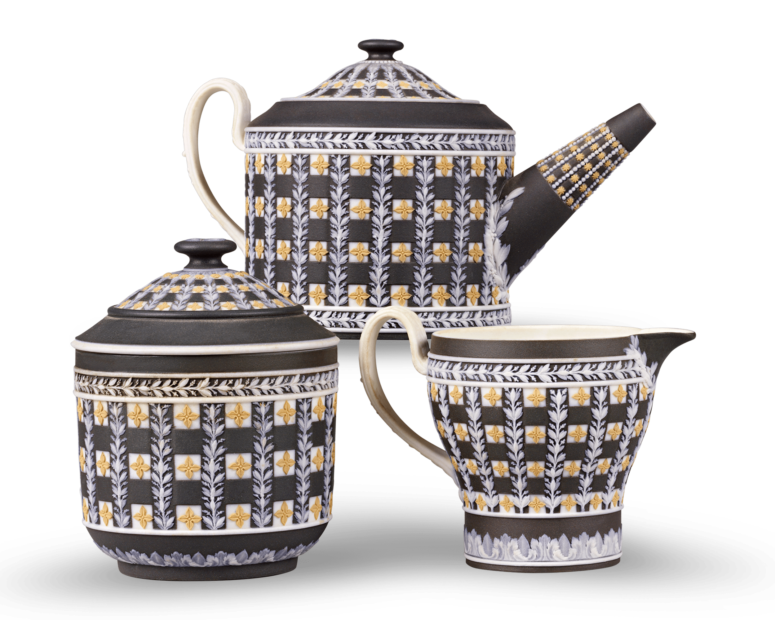 Wedgwood Tri-Color Diceware Tea Set