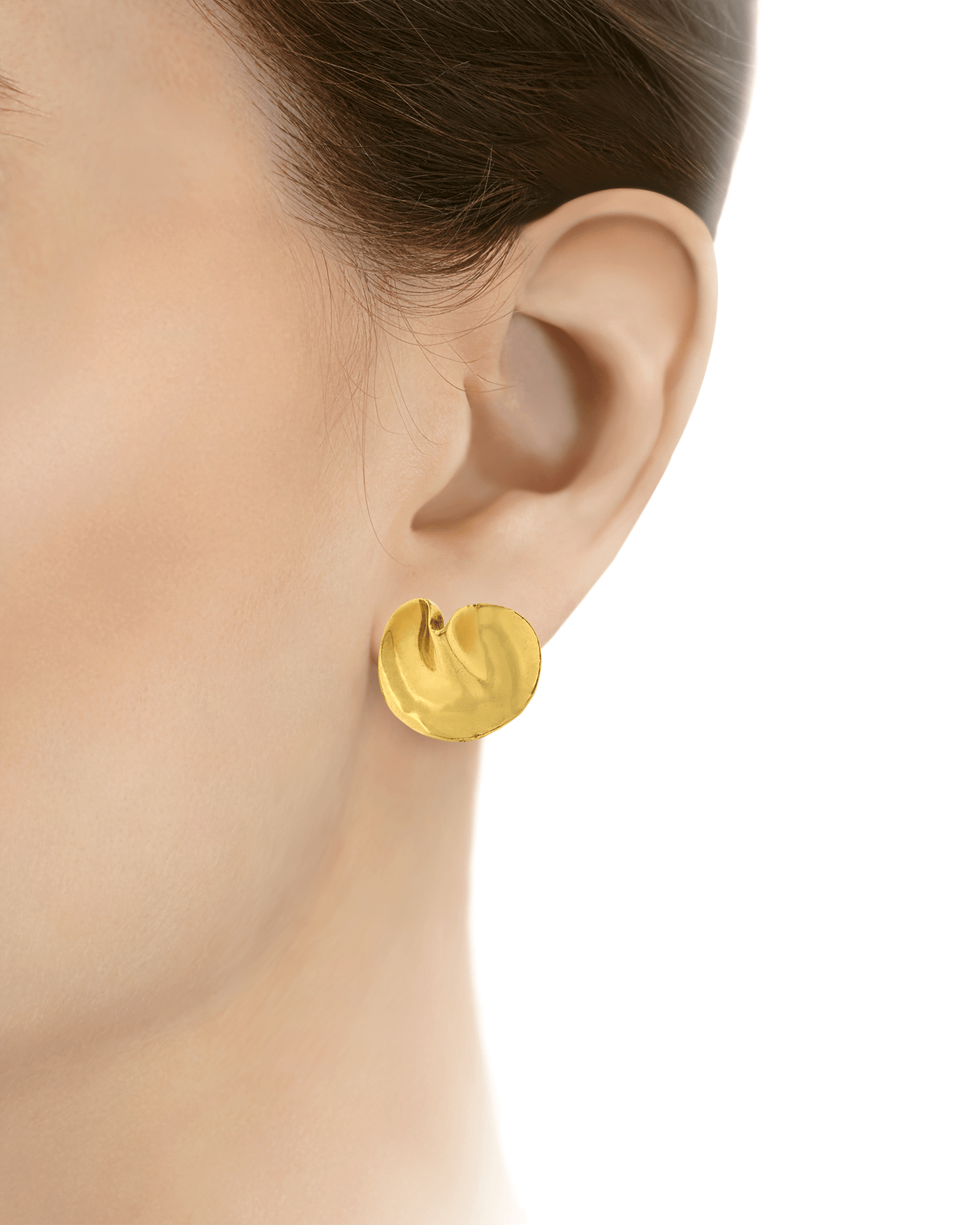 Tiffany & Co. Gold Lily Pad Earrings