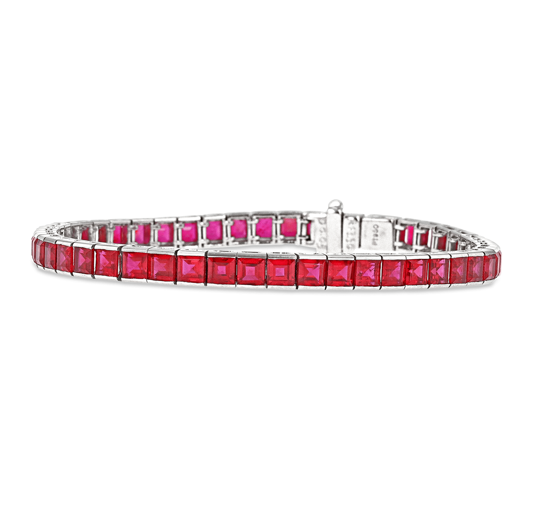 Ruby Line Bracelet, 13.35 Carats